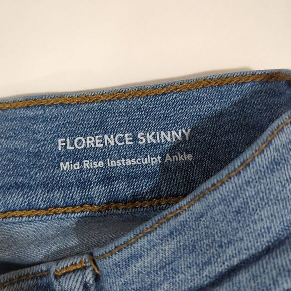 DL1961 Womens Jeans 28 Blue Florence Skinny Light Wash 26.5" Inseam - Picture 6 of 10